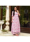 Pink Colour Stylista Vol 07 Exclusive Designer Casual Wear Pure Maslin Digital Printed Kurti With Plazzo 7008